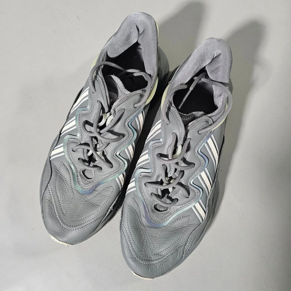 Adidas Ozweego Men‎ 11 Grey Leather Adiprene Sneakers EE5718
